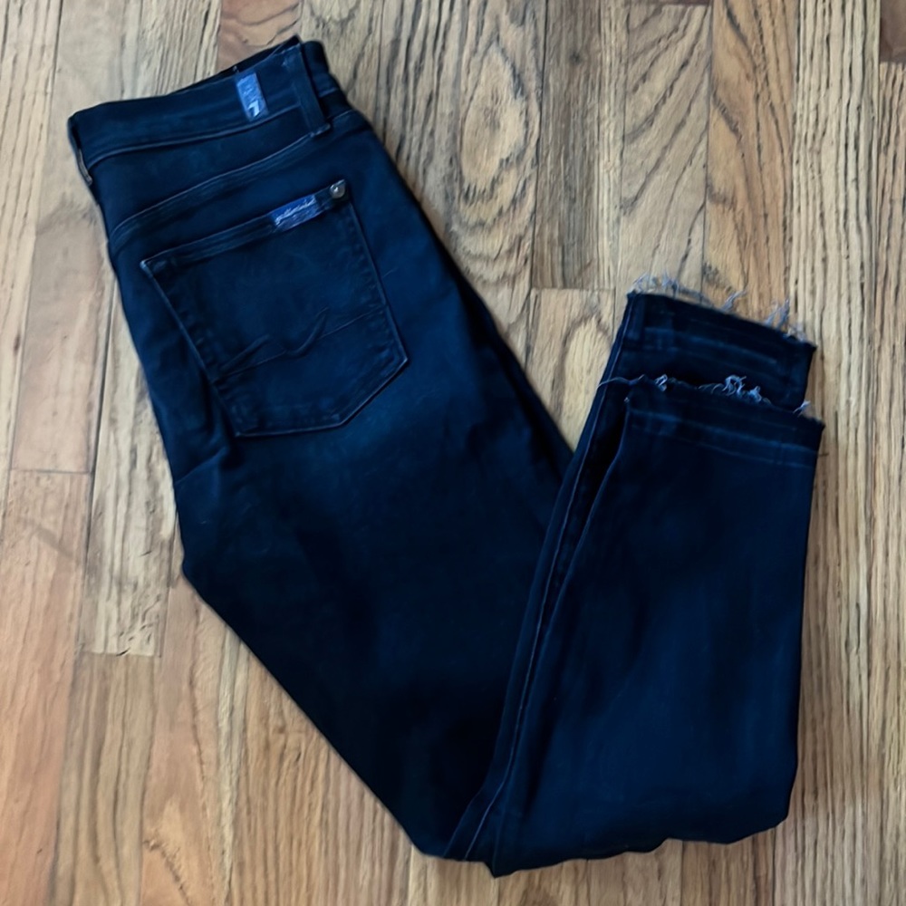 7 For All Mankind High Waist Ankle